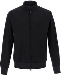 Y-3 - Mesh 3-Stripes Zip-Up Track Sweater - Lyst