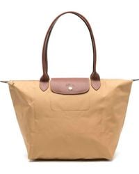 Longchamp - 'Le Pliage Original' Shoulder Bag With Embossed Logo - Lyst