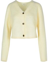 Lisa Yang - 'Filippa' Cream Cashmere Cardigan - Lyst