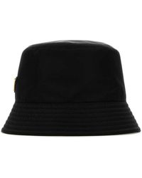 Prada - Logo-Triangle Bucket Hat - Lyst