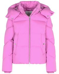 Woolrich - 'Alsea' Fuchsia Polyamide Down Jacket - Lyst