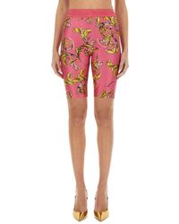 Versace Jeans Couture - "Outline Baroque" Cycling Shorts - Lyst