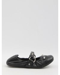 Balenciaga 'Anatomic' Ballet Flats in Black | Lyst