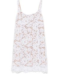 Michael Kors - Lace Mini Dress With Lining - Lyst