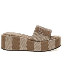 Fendi - Sunshine Flatform Sandals - Lyst