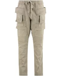 Rick Owens - Cotton Cargo-Trousers - Lyst