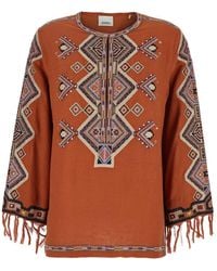Isabel Marant - Zelda' Blouse With Fringed Cuffs - Lyst
