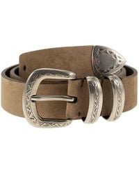 Brunello Cucinelli - Reversible Calfskin Belt With Machined Buckle - Lyst