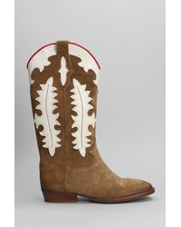 GISÉL MOIRÉ - Kansas Texan Boots - Lyst