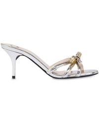 Love Moschino - Sandals With Knot Detail - Lyst