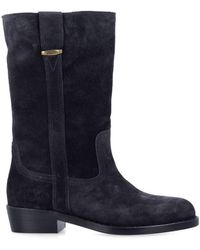 Isabel Marant - Suede Knee-High Heikee Boots - Lyst