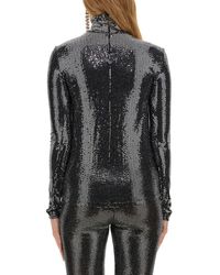 Isabel Marant - Joyela Shiny High-Neck Top - Lyst