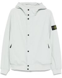 Stone Island - Hooded Jacket Light Soft Shell-R_E.Dye Technology Recycled Polyester - Lyst