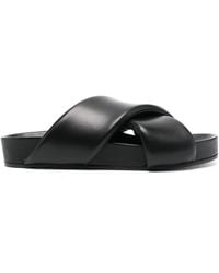 Jil Sander - Leather Futuristic Sandal - Lyst