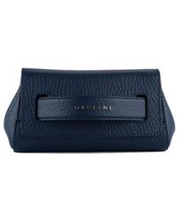 Orciani - Gossip Soft Grained Leather Clutch - Lyst