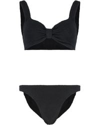 Hunza G - Bonnie Plain Color Bikini - Lyst