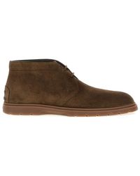 Tod's - Suede Leather Boots - Lyst