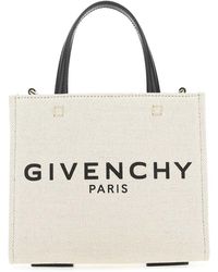Givenchy - Logo-print Mini Canvas Tote Bag - Lyst