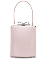 Self-Portrait - Leather Mini Bow' Handbag - Lyst