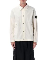 Stone Island - Mil-Spec Stretch Ripstop-Tc Overshirt - Lyst