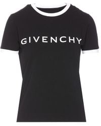 Givenchy - Classic Logo Collar T-Shirt For - Lyst