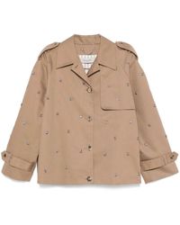 Golden Goose - Sequined Crop Trench - Lyst