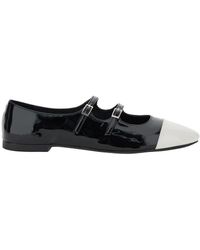 Jeffrey Campbell - Ballet Shoes With Double Buckle And Stacked Heel - Lyst