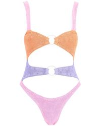 Reina Olga - One-Piece Corset Color-Block - Lyst