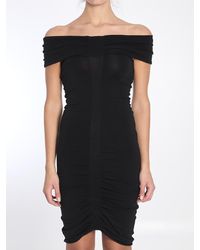 Alexander Wang - Off-The-Shoulder Dress With Ruches - Lyst