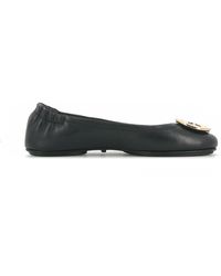 Tory Burch - Minnie Travel Ballet With Metal Logo - Lyst