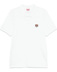 KENZO - Happy Tiger Cotton Polo Shirt - Lyst