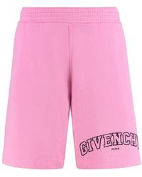 Givenchy - Cotton Bermuda Shorts - Lyst