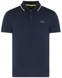 Paul & Shark - Cotton-Piqué Polo Shirt - Lyst