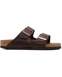 Birkenstock - Arizona Oiled-leather Sandals - Lyst