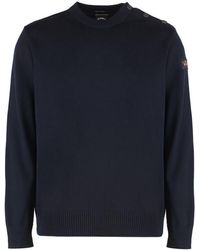 Paul & Shark - Virgin Wool Crew-Neck Sweater - Lyst