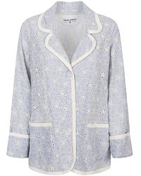 FRONT STREET 8 - Embroidered Cotton Jacket - Lyst