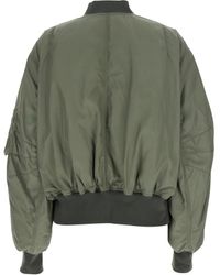 The Attico - Bomber Jacket With Zip Pocket On The Sleeve - Lyst