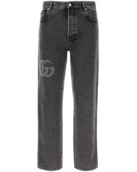Gucci Morsetto Jeans in Black for Men | Lyst