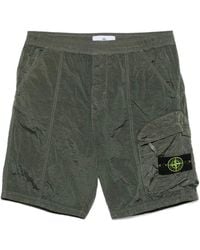 Stone Island - Comfort Fit Cargo Shorts Nylon Metal - Lyst