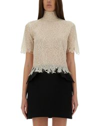 McQueen - Spider Web Lace Top - Lyst