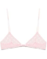Gucci - Gg Tulle Bra - Lyst