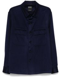 ZEGNA - Oasi Cashmere Overshirt - Lyst