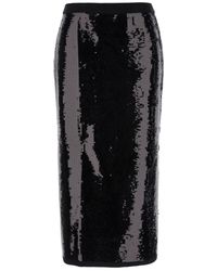 Twinset - Midi Skirt With Sequins All-Over - Lyst