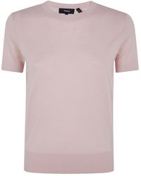Theory - Basic Tee .Regal Wo - Lyst