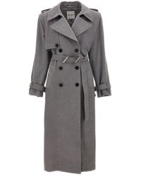 The Attico - Denim Trench - Lyst