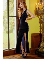collectif x mc silver screening velvet maxi dress