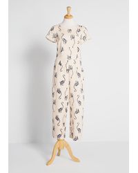 modcloth cheetah jumpsuit