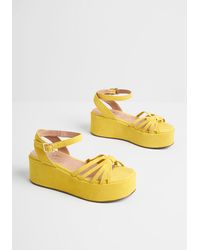 seychelles monogram flatform sandal