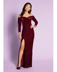 collectif x mc silver screening velvet maxi dress