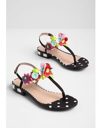 blue by betsey johnson molly rhinestone slingback dress flats